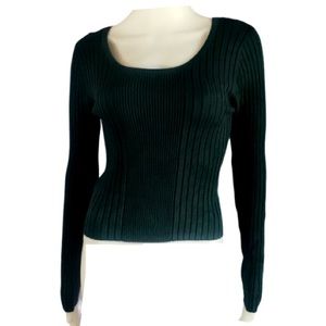 Dark Green Kendall & Kylie Long Sleeve Sweater